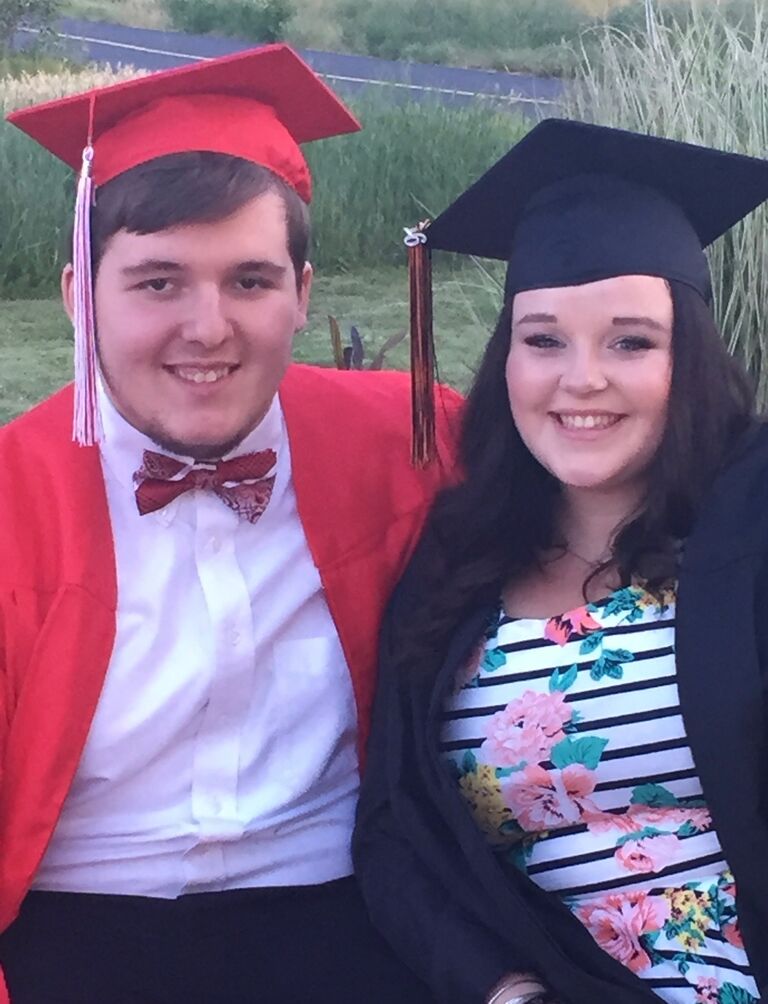 On June 3rd we both graduated from our seperate high schools. Unfortunately, we were unable to see each other graduate as they were at the same time but at different locations. That night however, we celebrated with our families at Leatherbys. 