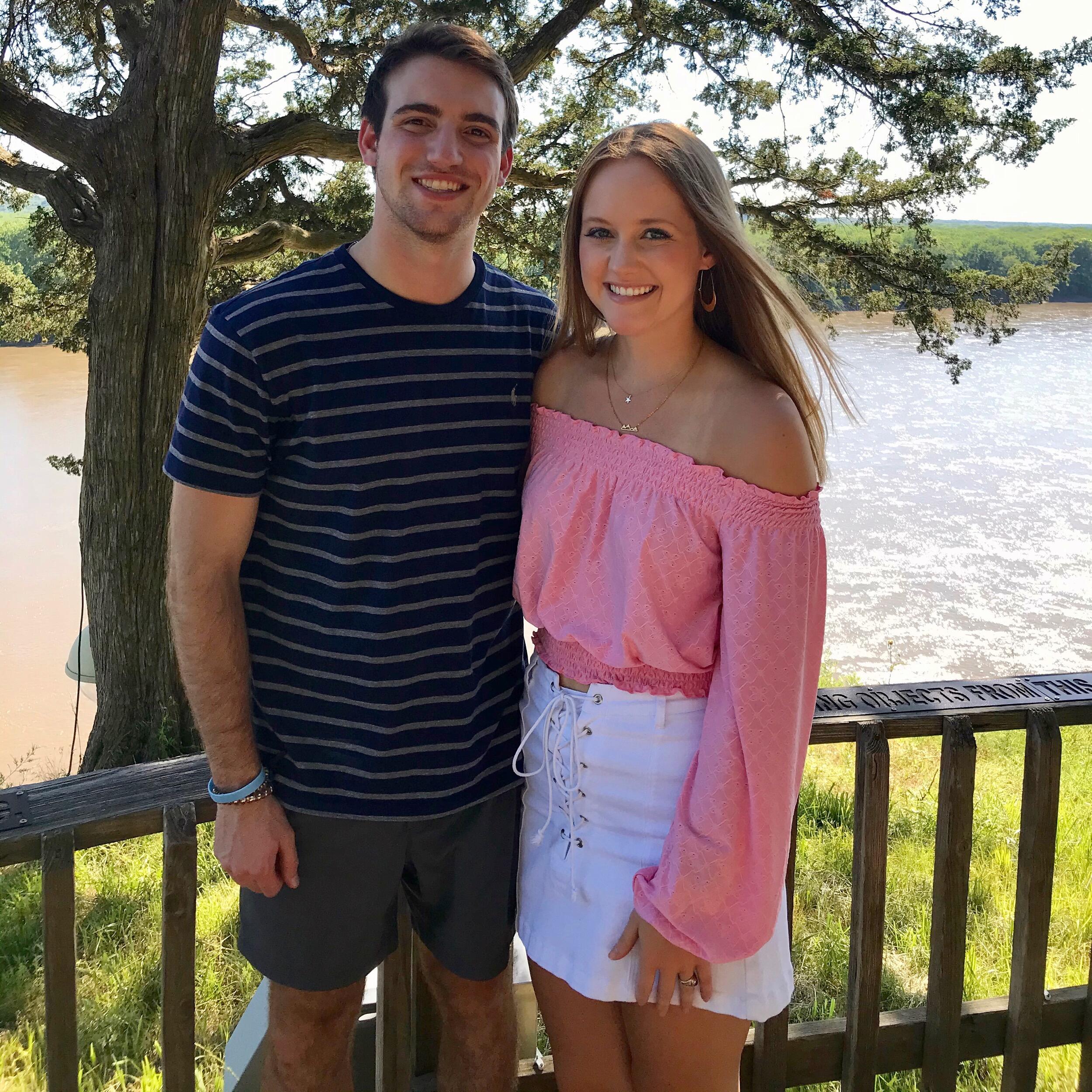 In July of 2020, Carson went back Annapolis, Maryland to begin his last year at the Naval Academy, and Jenny went back to Columbia, Missouri to begin her first year of Veterinary Medicine School at Mizzou, and their 4 year long-distance relationship began.