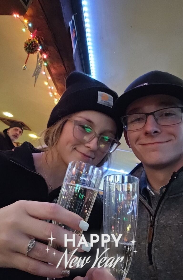 Celebrating New Year's Eve together!