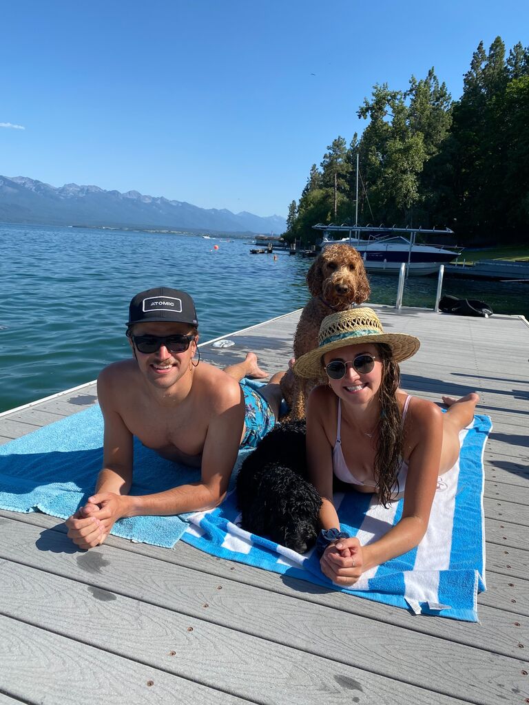 We are not sure who loves Flathead Lake more - us or Bode and Marcus! 