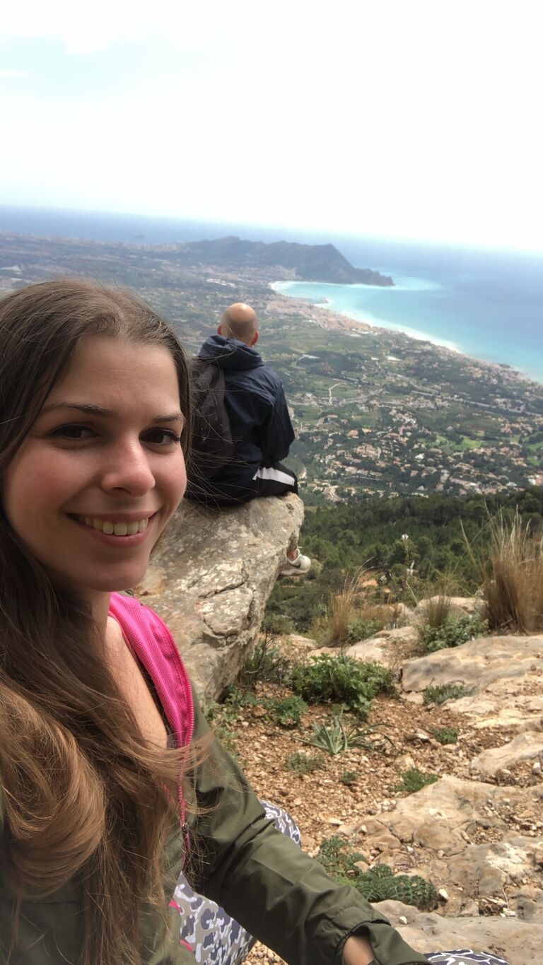 Fabio learned to love hiking.