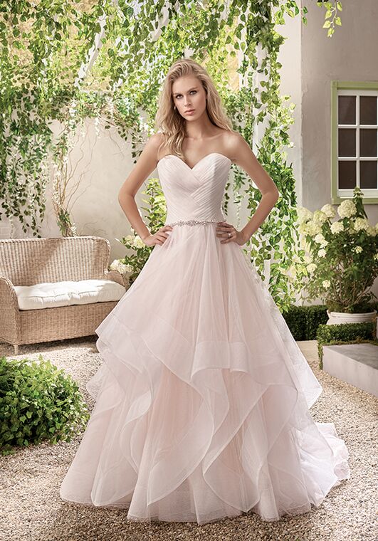 strapless open back dress Jasmine Bridal T232072