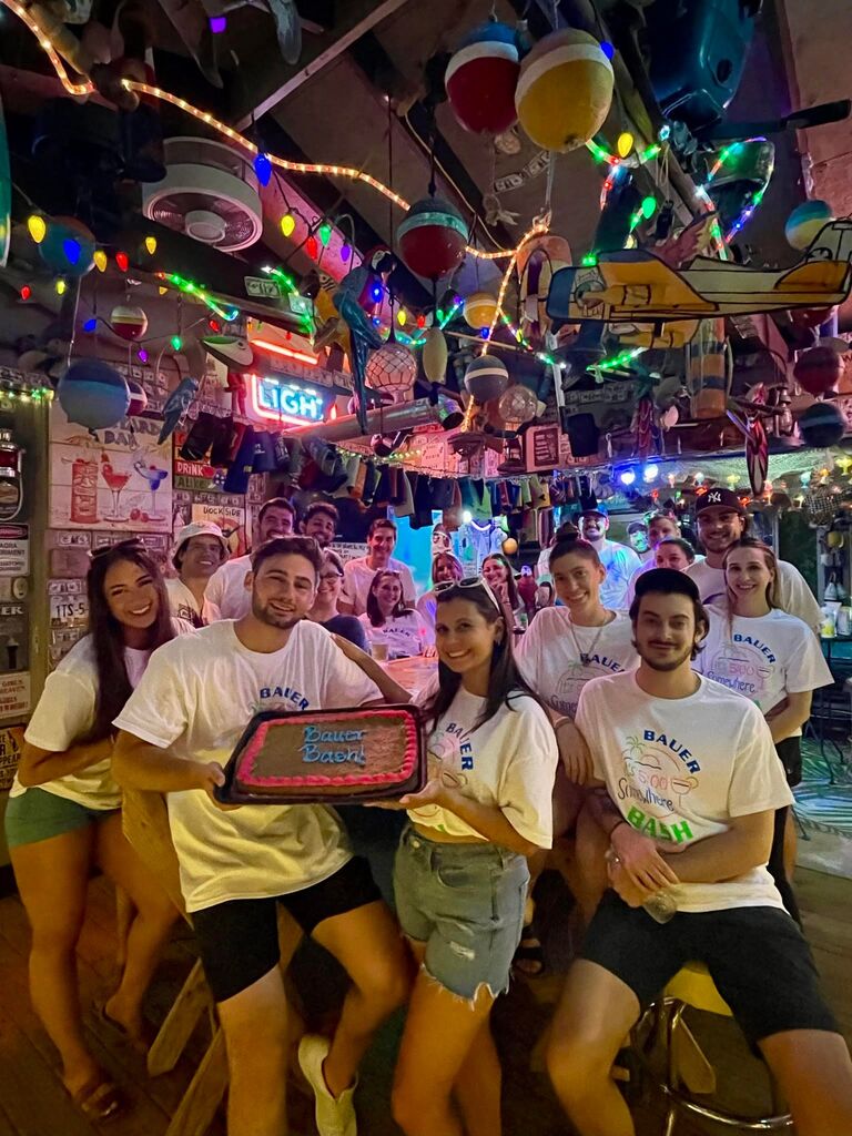 Joanna and Max held the first "Bauer Bash" in Sandusky, OH to ask their wedding party to be a part of their special day!