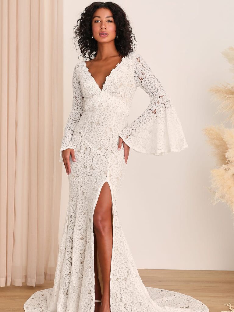 Esmée 2023 long sleeve lace wedding dress