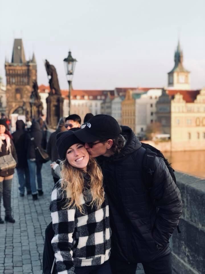 Connor visits Hayley in Prague while she was studying abroad. We went to France and Italy and dream of going back!