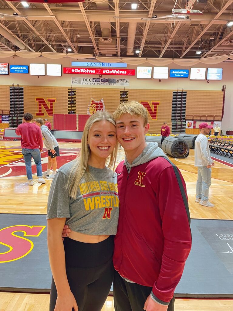 Robbie's senior year wrestling season.