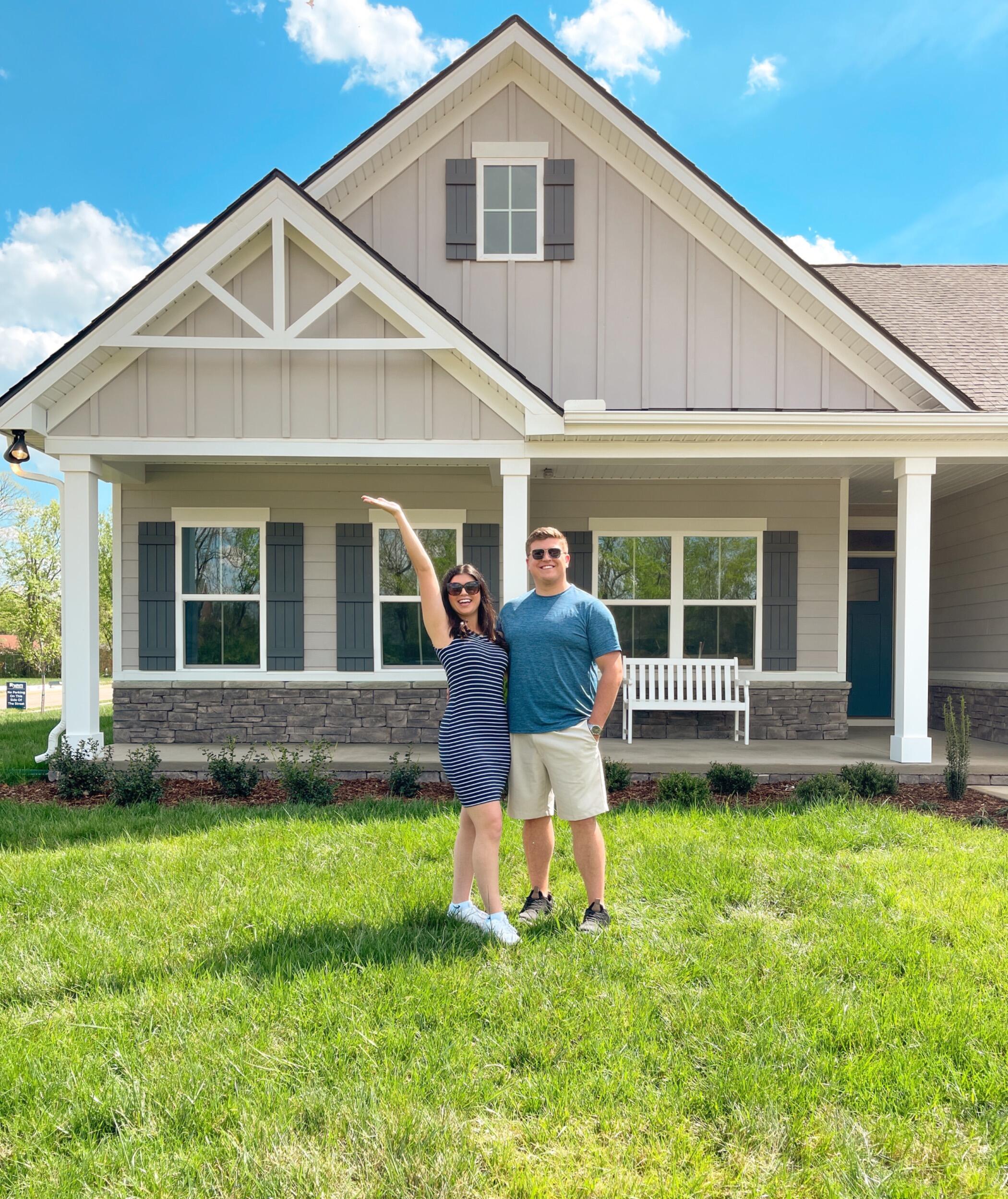 This was an exciting day...Closing Day on our first home together! 