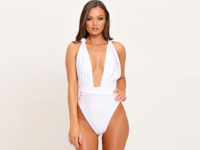 all white one piece