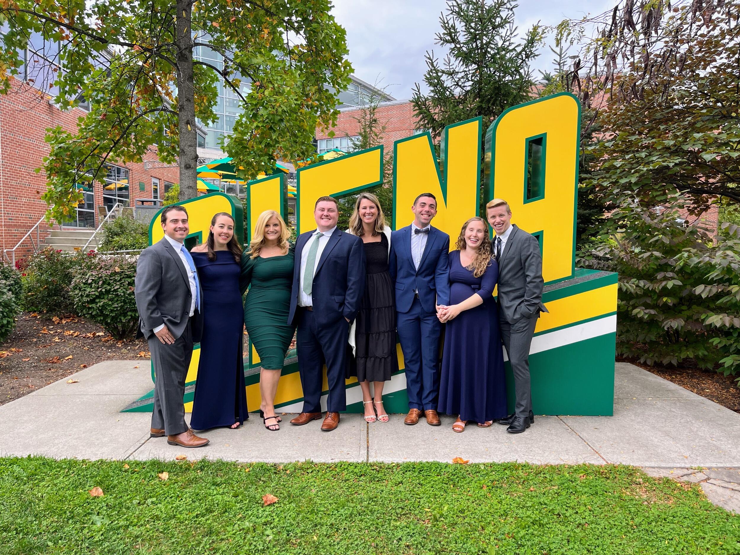 Took a trip down memory lane at Siena for Katie and Mike's Big day! 