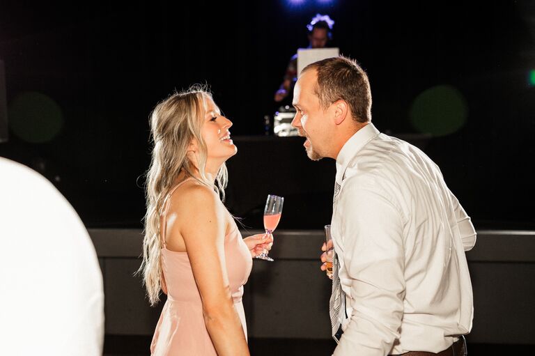 Our 10th wedding together dancing the night away with Nate and Jacie Byquist in Mukilteo, WA