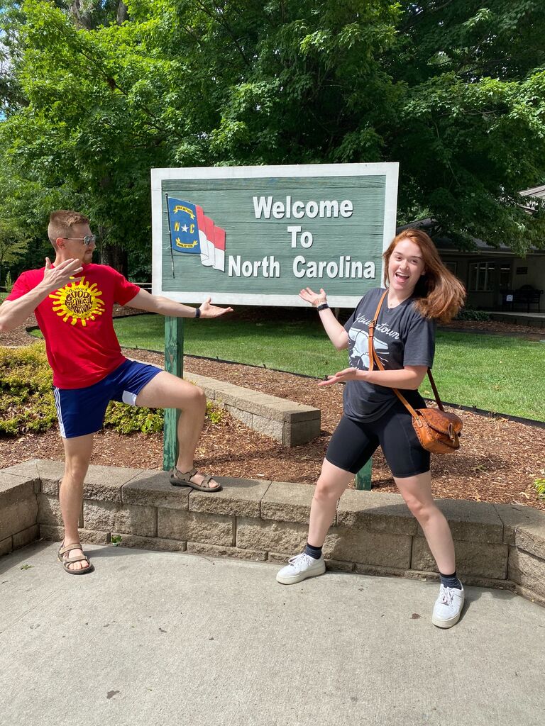 Sarah goes to North Carolina!