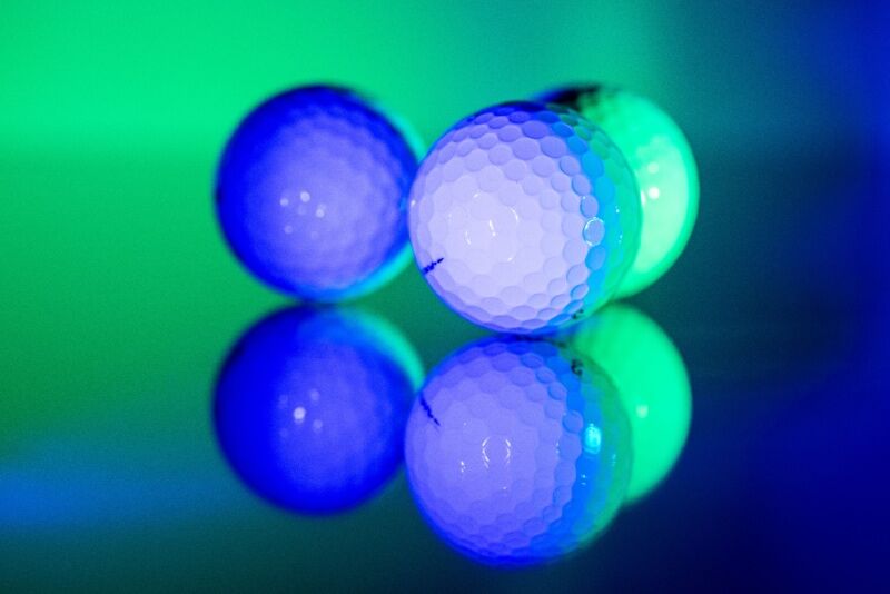 summer party ideas - glow in the dark mini golf