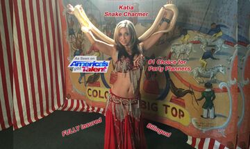 Snake Charmer Belly Dancer Katia - Circus Performer - Los Angeles, CA - Hero Main