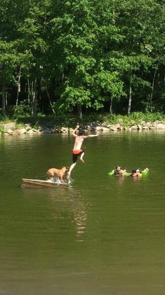 Early July of 2017, Louie brought Sam to what we all know as "The Pond". She almost didn't go, and where would we be if she didn't?

Sam met Alek, rekindled friendships with Skye and others & this was the first time Sean & Sam started talking.

That night at the pond is a crucial memory and mark in Sean & Sam's relationship. They talked, they swam, they exchanged numbers. 

The pond was a place Sean spent so much of his time with all of his friends. After many pond hangs, and volleyball games, Sean & Sam started dating. What was a random plan to hang out, turned into a random night of watching a Bob Ross Netflix series, awkwardly holding hands & staying up til 5am telling each other our life stories. With little sleep, Sean left for work, but not before making the first move. The following day, they started officially dating.