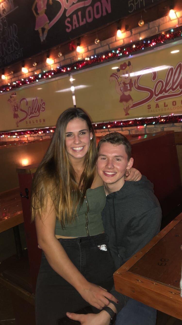 Our story begins towards the end of Maddie's Freshman year and Michael's Sophomore year at The University of Minnesota. After hearing Maddie had a crush on him, Michael slid into her DMs, where they eventually decided to meet for the first time at a bar, Sally's Saloon.