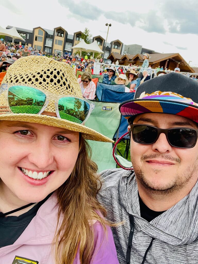 First trip out of town:  Covid Staycation in Winter Park for Blues on the Top.