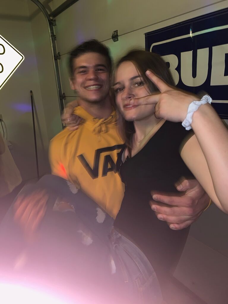 We went on our first date in September, right after we moved back to Ellensburg for our sophomore year at CWU! After the date, we went to a party with some friends. This was our very first picture we ever took together.