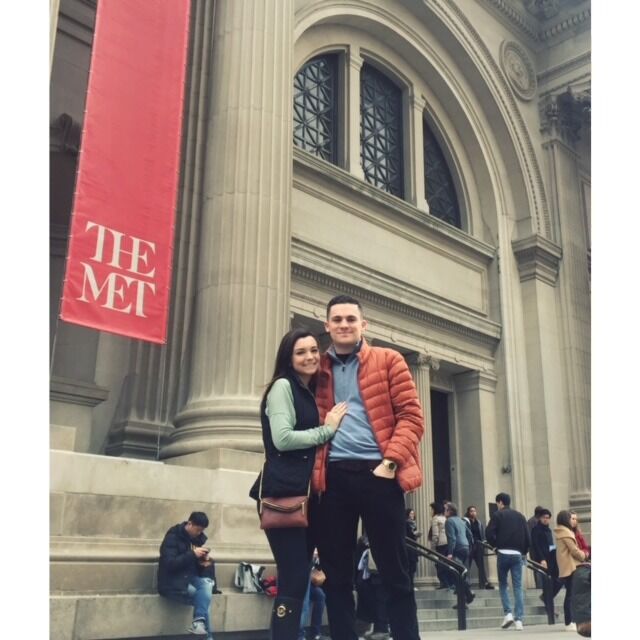 Our first real date together outside of Seton Hall