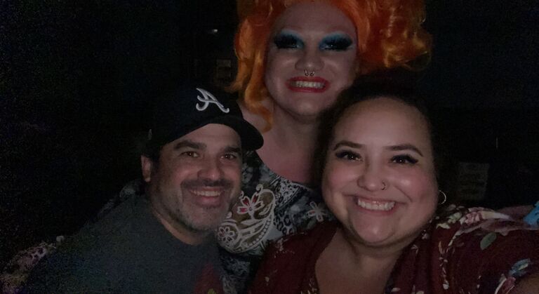 Jason's first drag show!