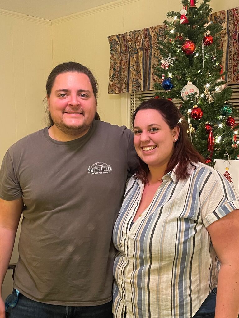 First Christmas with Brandon’s family at Grandma’s house.