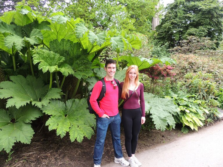 I visited Max over summer break and we travel to Vancouver. It was my first time in Canada.