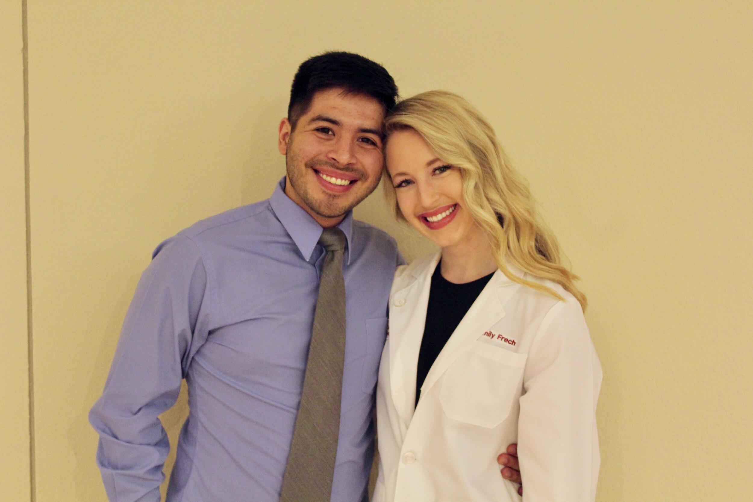 Moving in together; Emily starts medical school at OU Med. 