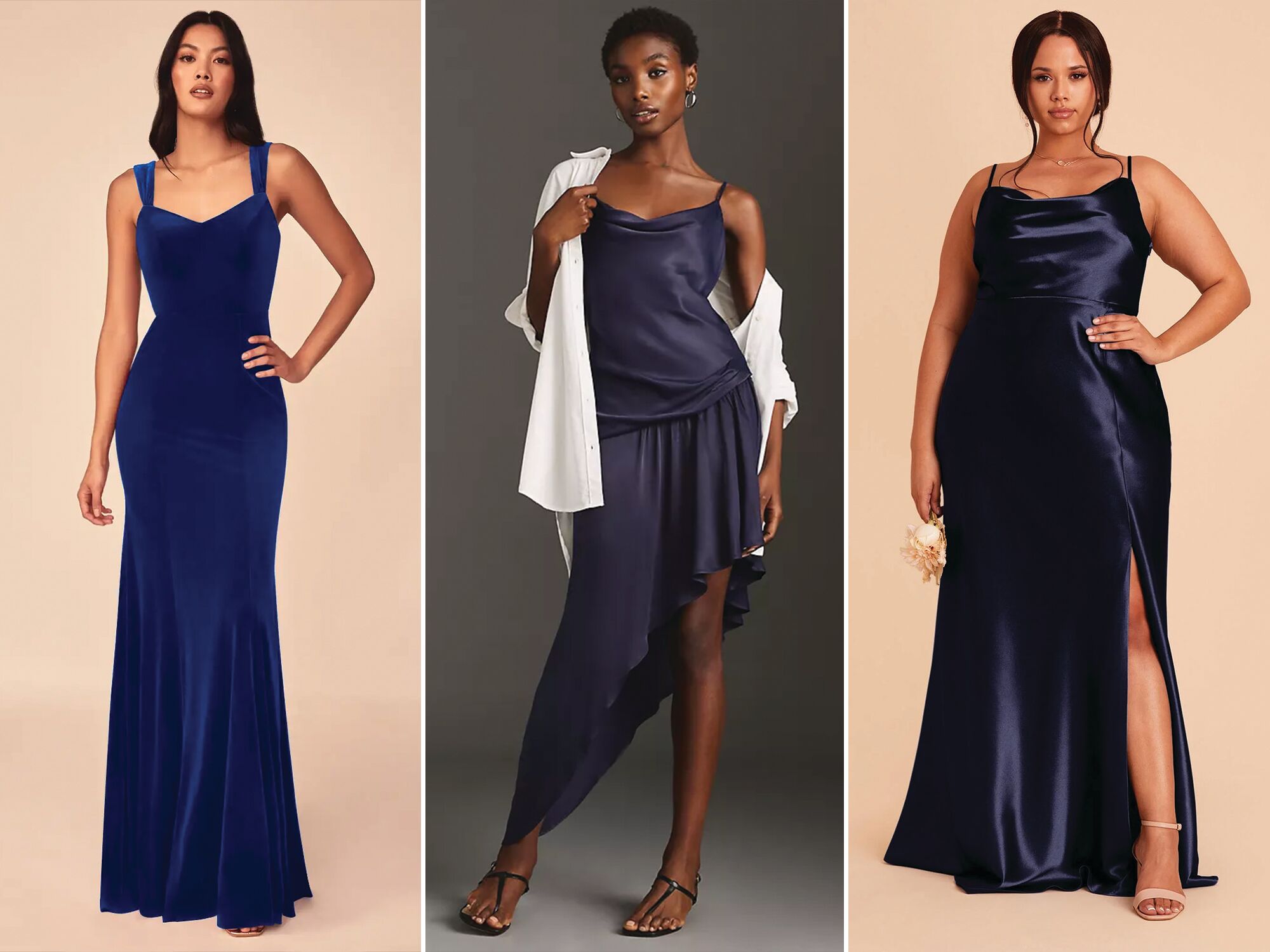 Best Navy Blue Bridesmaid Dresses for 2024