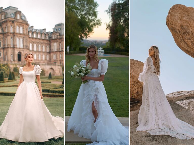 22 Puff-Sleeve Wedding Dresses That Are Trendy and Romantic