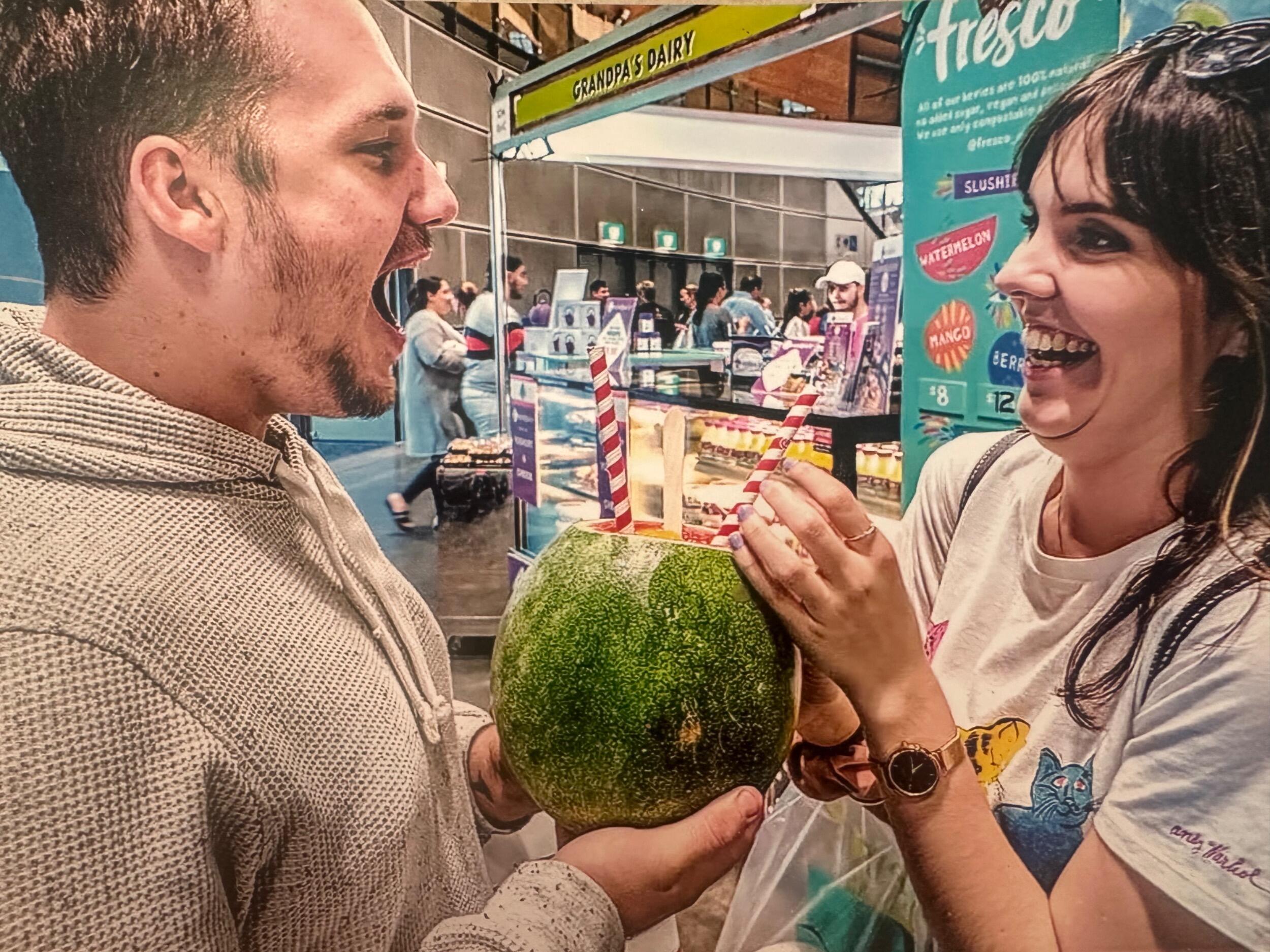 First time at the Easter Show! Ben enjoyed seeing all the baby goats, Matilda enjoyed Ben loving all the baby goats. When they look back at this picture (that is cemented onto their fridge at home) all Matilda sees is her double chins, all Ben sees is…. Also her double chins. 
