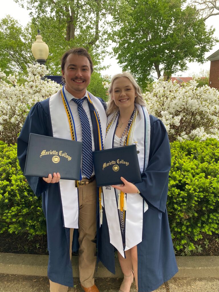 Graduating with our bachelors together