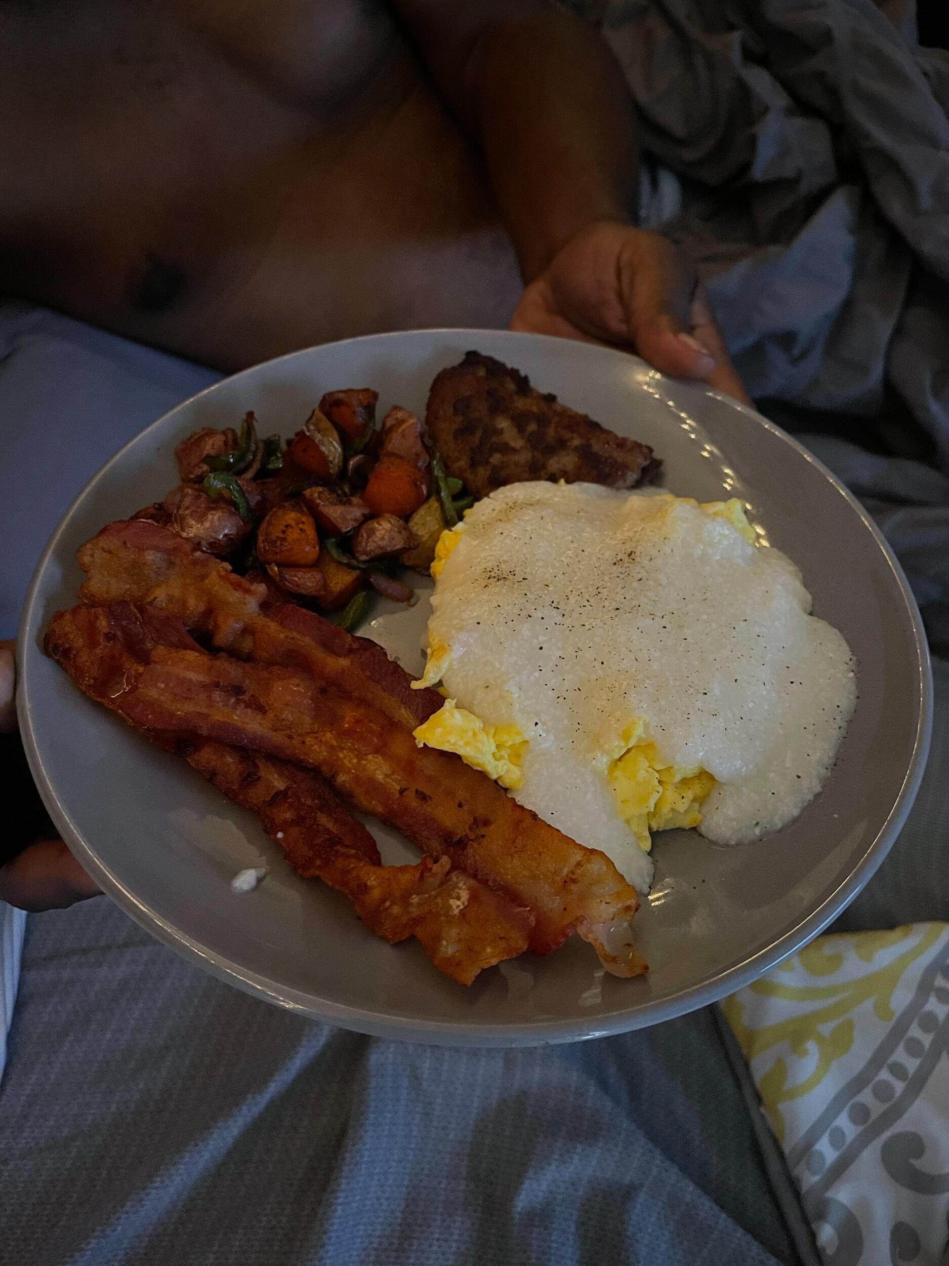 Breakfast in bed!