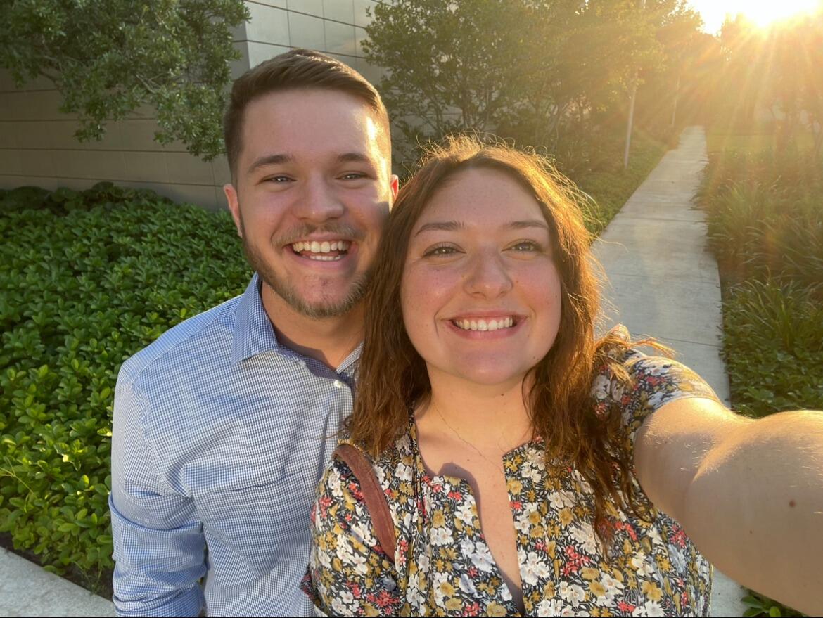 I often tell others how the summer apart confirmed that we would marry each other one day. To no surprise, we were officially on the road to marriage the moment we first saw each other after the summer. This image was taken during our first official date at the end of September. We visited an art museum, ate a nice meal, strolled at a park in Houston, and finished the night with gelato. 
