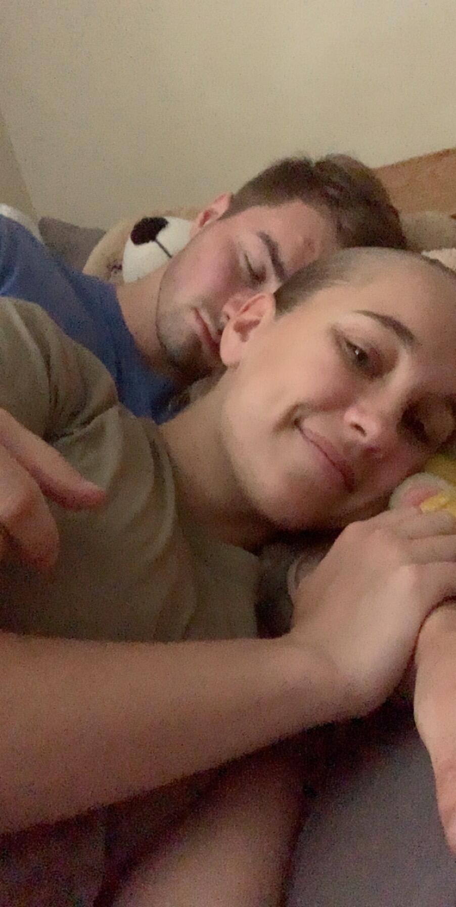 Derick drove down and stayed with Alyssa for a few days at her military base, Fort Bragg.