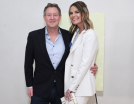 Savannah Guthrie and husband Michael Feldman at event