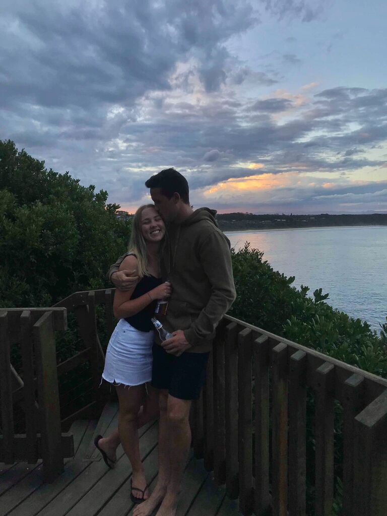 The same spot we got engaged (only 5 years earlier) 