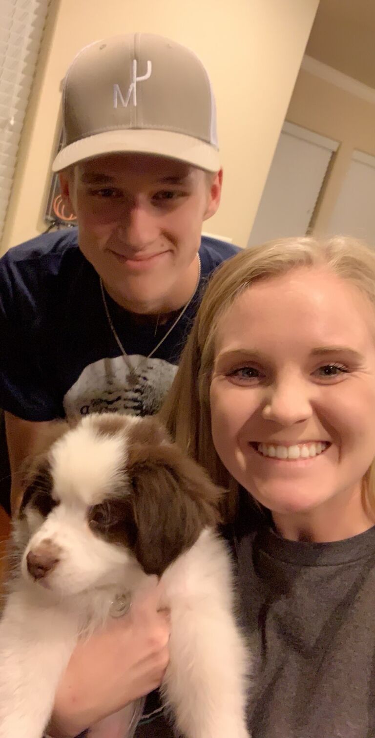 Our first picture with Louis 