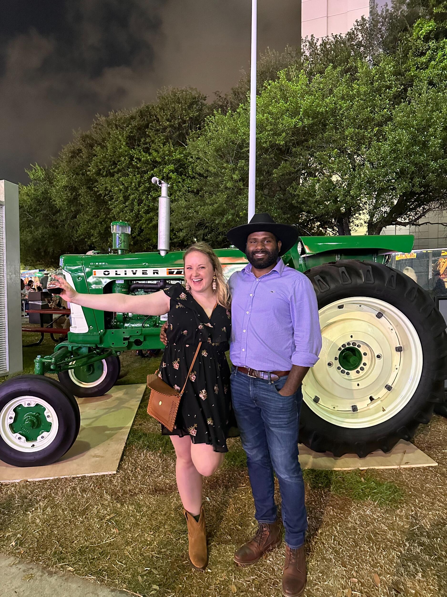 At the Houston Livestock Show & Rodeo!