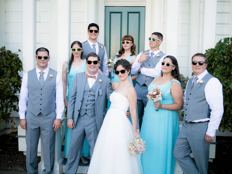 Wedding party clearance sunglasses