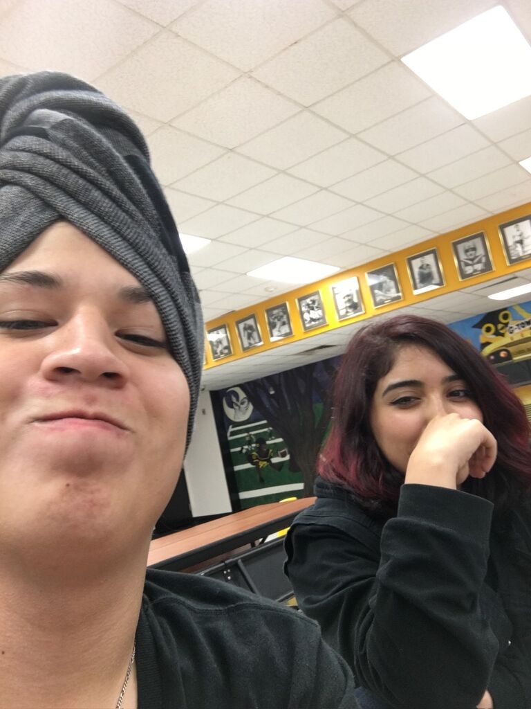 We met at Garland High School while Jazmine was a senior and Mark was a junior. Mark jokes that Jazmine is a cougar because he was 16 when they met and she was 18. He was only 16 for 20 days after they met.