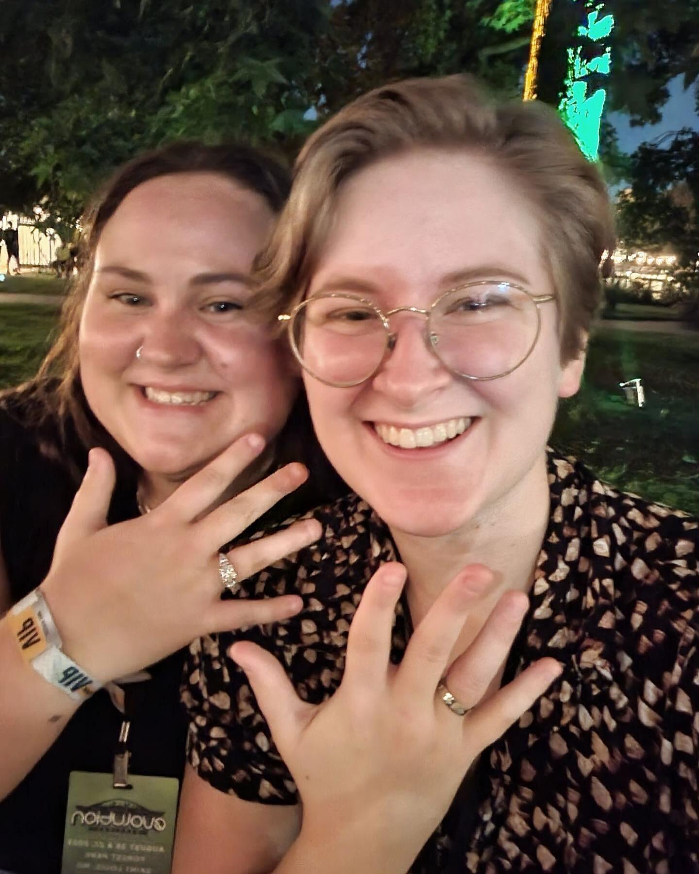 Jamie proposes to Grace at the Brandi Carlisle concert.