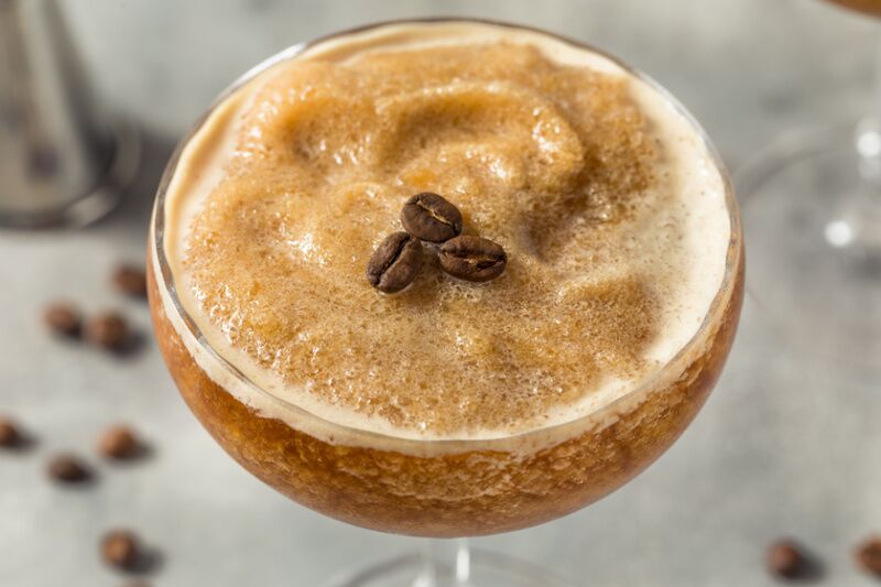 End of summer party ideas: frozen espresso martini
