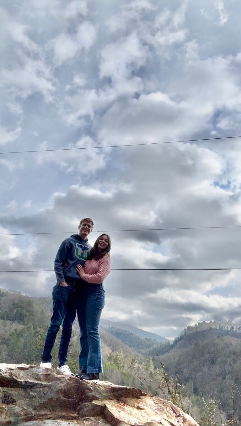 Connor and Chloe spent a cold weekend enjoying Hot Springs for Valentine's Day