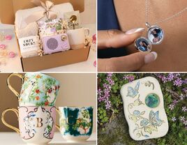 Collage of thoughtful gifts for grandmothers