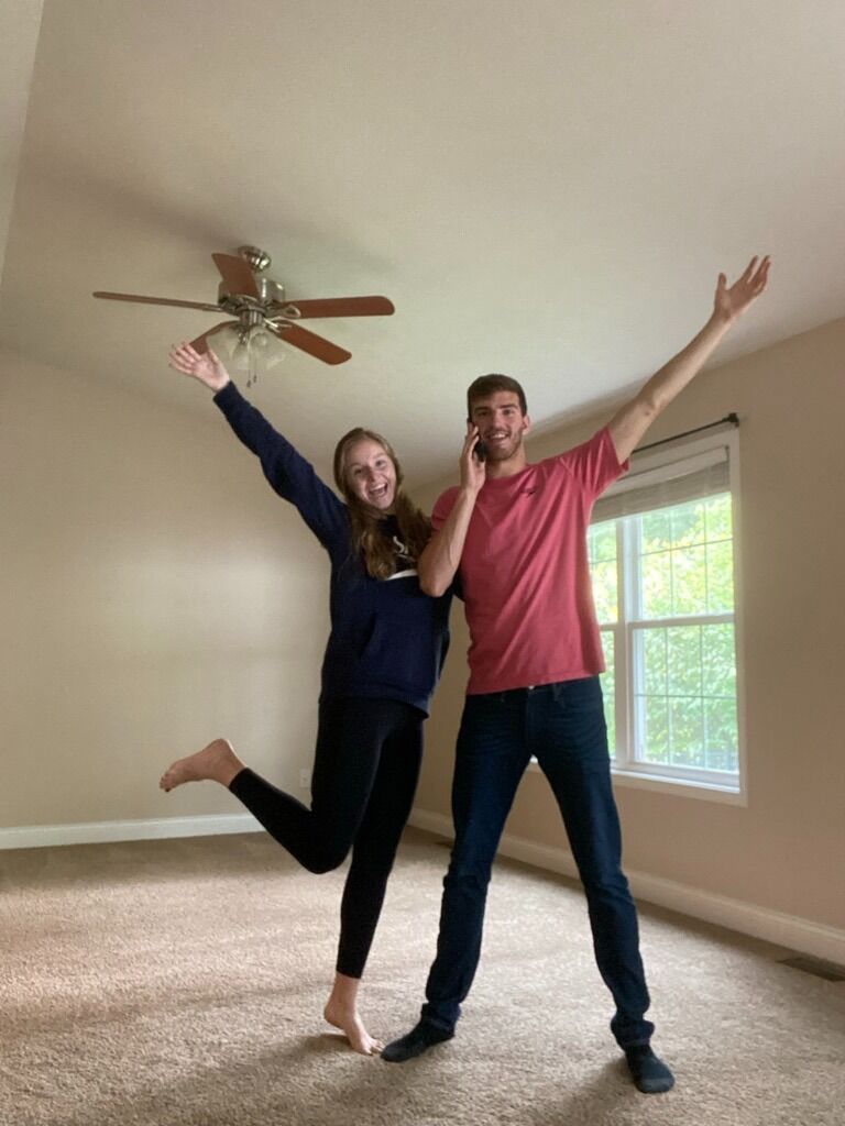 We got the keys to our home! (Susie was in charge of going to look at houses while Zach was out of the country for a long stint with the ISL. He didn't actually get to see the house before trusting Susie's judgement (lol) and putting an offer on it...  but so far, so good!) 