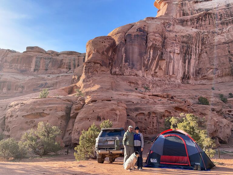 Spring break 2023 Meg, Sam, and Sequoia took a National Park road trip and hit 4 states and 6 National Parks bringing their park total to 12 together! (The second time Meg thought he might pop the question)
