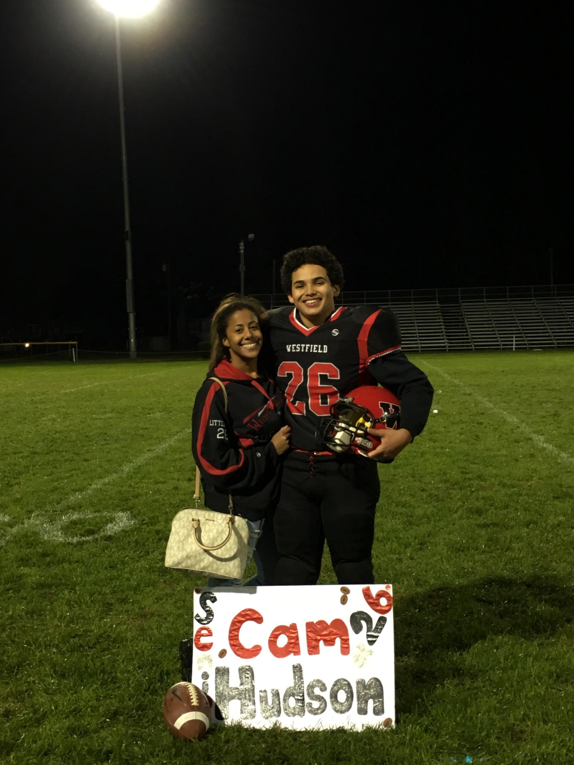 Cameron Hudson Varsity Football Senior Night