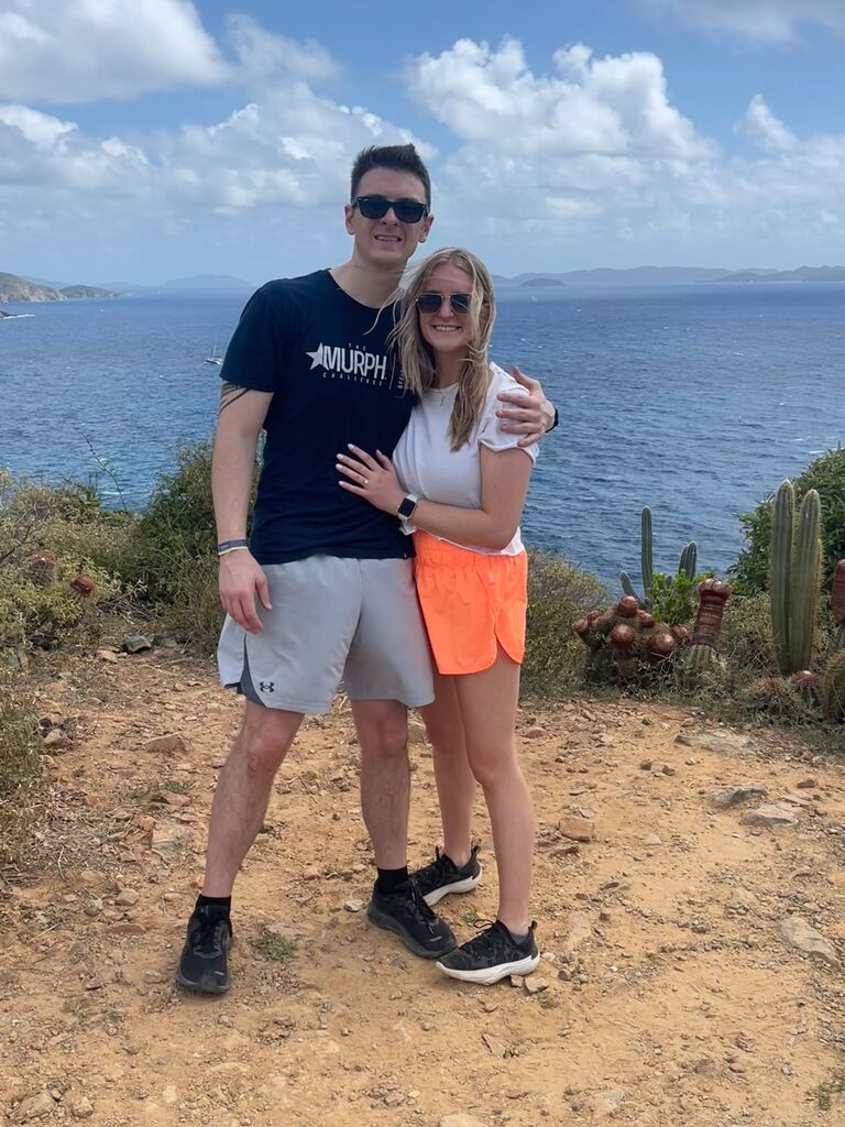 The day Mark proposed at Rams Head in the breathtaking St. John, Virgin Islands. Bonus? We ran into a couple from NJ who got engaged in the exact same spot!  💍