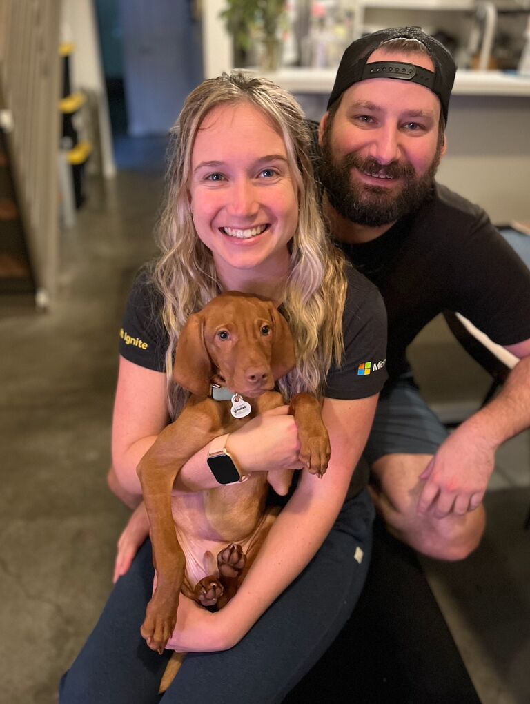 Our first family photo with our son