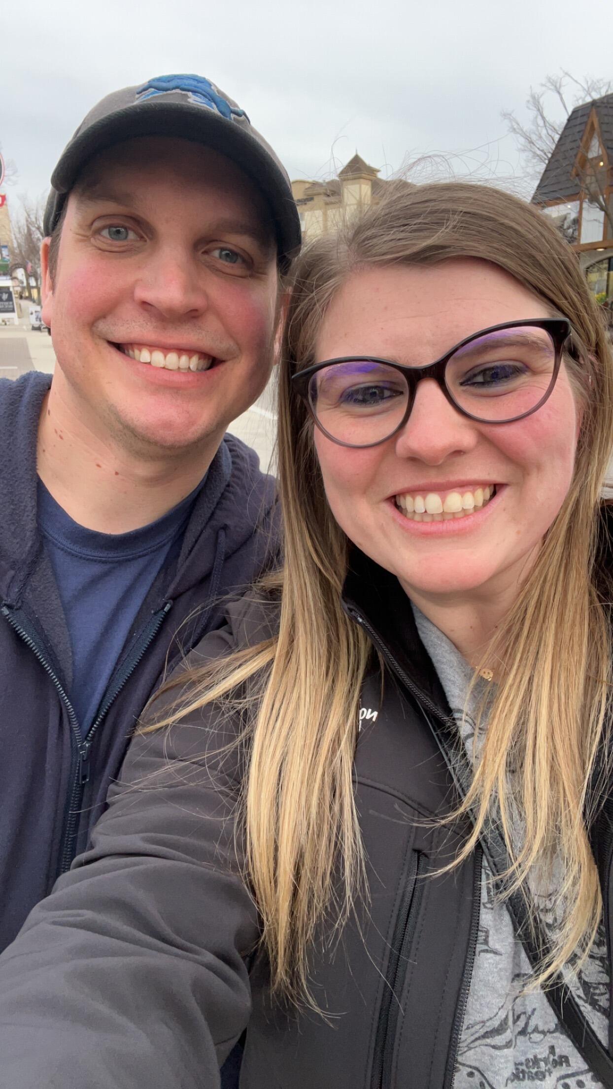 Our first weekend getaway together. Kevin picked Frankenmuth and I was very skeptical but it was a great weekend with shopping, arcades, and the better cheaper food! Also this trip sparked our love for escape rooms together! 
