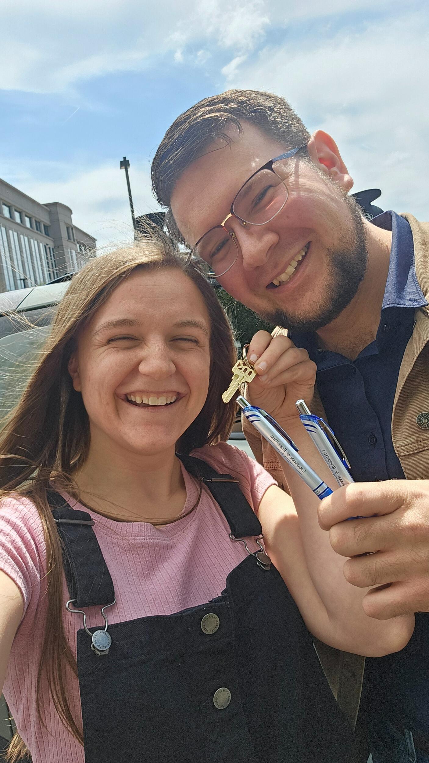 With a wedding in only a matter of months, we decided to make our lives even crazier and buy (and renovate) a house.  We are so excited to have this place to start this journey together!